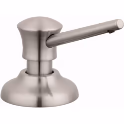 hansgrohe Bath and Kitchen Sink Soap Dispenser Traditional Premium 2-inch Classic Soap Dispenser in Stainless Steel Optic ...