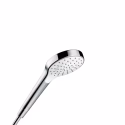 Hansgrohe Croma Select S, Handheld shower head, Chrome, White, Wall