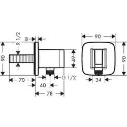 Hansgrohe FixFit shower holder