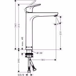 Hansgrohe Focus Chrome