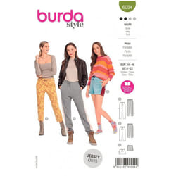 Burda Sewing Pattern 6054 Women 8-22 (34-48) Trousers, Shorts