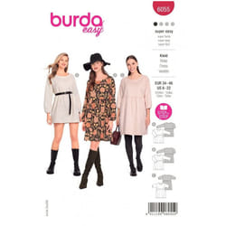Burda Sewing Pattern 6055 Women 8-22 (34-48) Dresses