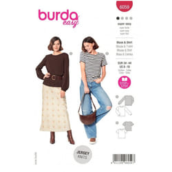 Burda Sewing Pattern 6059 Women 8-18 (34-44) Tops