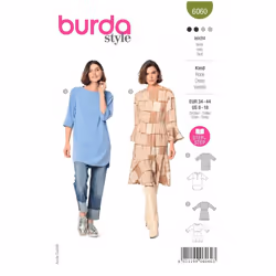 Burda Sewing Pattern 6060 Women 8-18 (34-44) Dresses