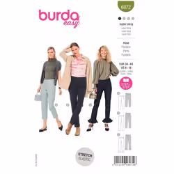 Burda Sewing Pattern 6072 Women 8-18 (34-44) Trousers