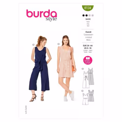 Burda Sewing Pattern 6134 Women 34-44 Jumpsuits