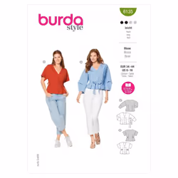 Burda Sewing Pattern 6135 Women 34-44 Tops