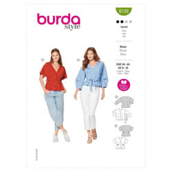Burda Sewing Pattern 6135 Women 34-44 Tops