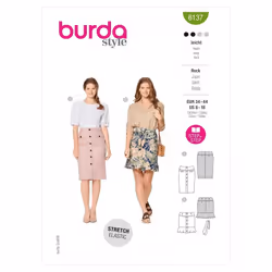 Burda Sewing Pattern 6137 Women 34-44 Skirts