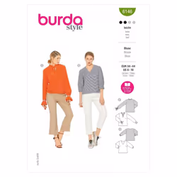Burda Sewing Pattern 6146 Women 34-44 Tops