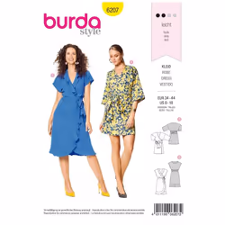 Burda Sewing Pattern 6207 Women Sizes 8-18 Dresses