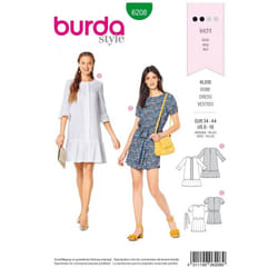 Burda Sewing Pattern 6208 Women Sizes 8-18 Dresses