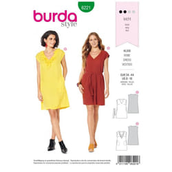 Burda Sewing Pattern 6221 Women Sizes 8-18 Dresses