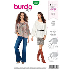 Burda Sewing Pattern 6227 Women Sizes 8-18 Tops