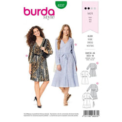 Burda Sewing Pattern 6237 Women Sizes 8-18 Dresses