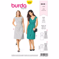 Burda Sewing Pattern 6239 Women Sizes 8-18 Dresses