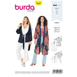 Burda Sewing Pattern 6244 Women Sizes 8-18 Jackets