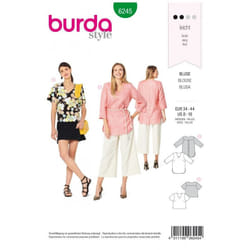 Burda Sewing Pattern 6245 Women Sizes 8-18 Tops