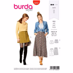 Burda Sewing Pattern 6252 Women 34-44 Skirts