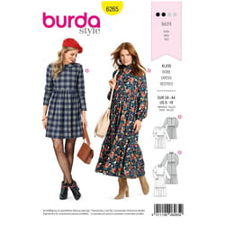 Burda Sewing Pattern 6265 Women 34-44 Dresses