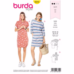 Burda Sewing Pattern 6310 Women 10-20 Dresses