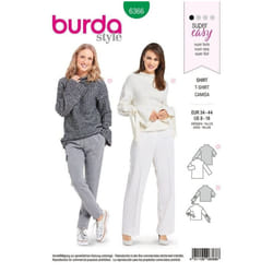 Burda Sewing Pattern 6366 Women 8-18 Tops