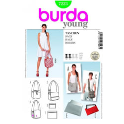 Burda Sewing Pattern 7223  Bags, Tops