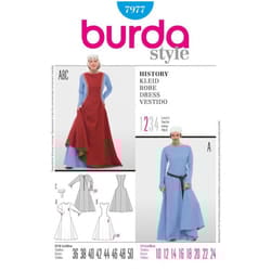 Burda Sewing Pattern 7977 Women Sizes: 10-24 Costumes