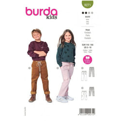 Burda Sewing Pattern 9271 Kids 5-10 (110-140) Trousers