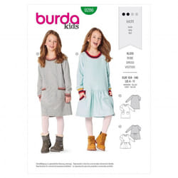 Burda Sewing Pattern 9286 Kids 56-98 Dresses