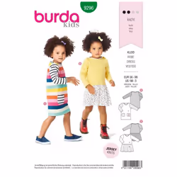 Burda Sewing Pattern 9296 Kids, Baby 56cm- 98cm Dresses