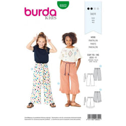 Burda Sewing Pattern 9302 Kids 116cm-146cm Trousers