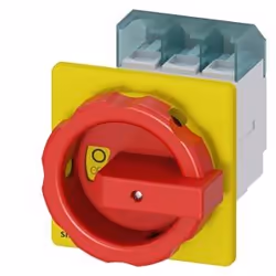 Siemens 3LD2555-0TK53, 3P, Red, Yellow, 690 V, 400 V, 6000 V, CSA, UL, VDE, EAC, CE, LRS
