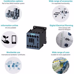 Siemens CONTACTOR,AC3:7,5KW 1NC DC24V - Additional view 7