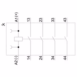 Siemens CONT.RELAY,4NO,DC24V - Additional view 3