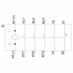 Siemens CONTACTOR,AC3:4KW 1NO+1NC DC24V - Additional view 3