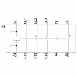 Siemens CONTACTOR,AC3:11KW 1NO+1NC 230V 50/60HZ - Additional view 3