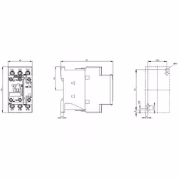 Siemens CONTACTOR,AC3:11KW 1NO+1NC 230V 50/60HZ - Additional view 4