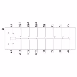 Siemens CONTACTOR,AC3:7,5KW 2NO+2NC AC230V 50HZ - Additional view 3