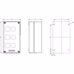 Siemens Enclosure plastic, 3 control points - Additional view 4