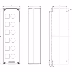 Siemens Enclosure plastic, 6 control points - Additional view 4