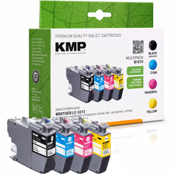 KMP B101V, Black, Cyan, Magenta, Yellow, 9.1 ml, 4.7 ml, 4 pc(s), 400 pages, Multi pack