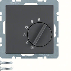 Hager 20266086 socket-outlet Anthracite