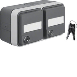 Hager 47893525 light switch Grey