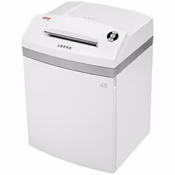 The multi functional shredder destroys paper. cds. dvds. floppy disks. staples. paper clips and credit cards. Integrated Auto ...