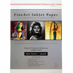 Hahnemühle Sample Pack - Matt Fine Art - Smooth, 12 sheets