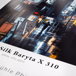 Hahnemühle Photo Silk Baryta X 310, Gloss, 310 g/m², White, Cellulose, Photo, Production, 1 sheets
