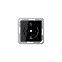 Jung 1520 SW Schuko Socket 16 A 250 V Series A Black 250 V