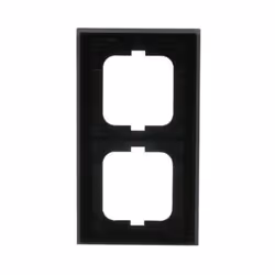 Busch-Jaeger 1722-290, Black, Thermoplastic, Screwless, Busch-Jaeger, Matte, IP20