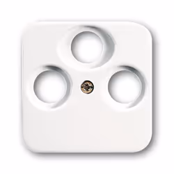 Busch-Jaeger 1724-0-1754, White, Conventional, Busch-Jaeger, SAT + TV + Radio, 54 mm, 45 mm